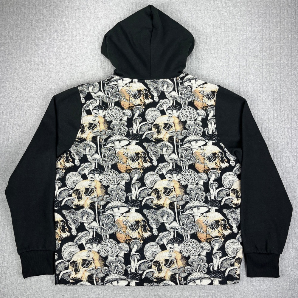 Vintage Massive Luxury Edition Hoodie Men S Black Acid Skull Mushroom Tapestry